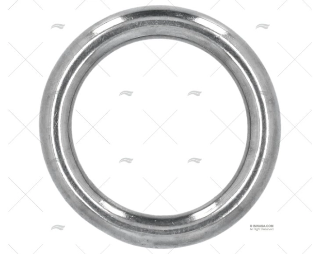 ANELLO ROTONDO 6x30mm INOX