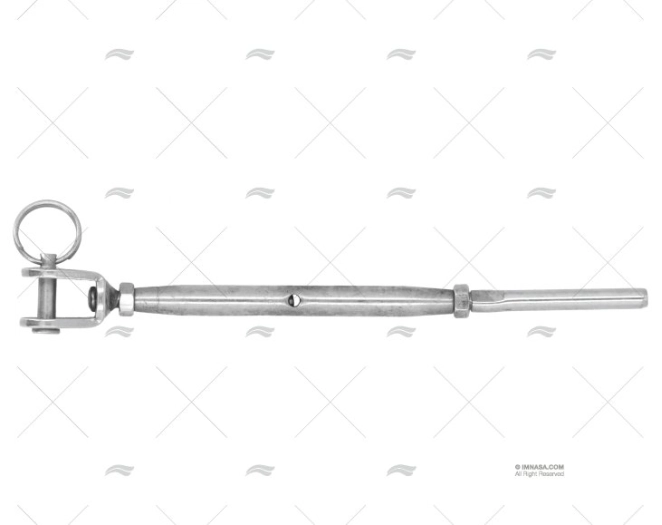 TERMINALE C/TENDITORE INOX316 3mm M5