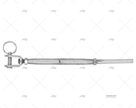 TERMINALE C/TENDITORE INOX316 3mm M5