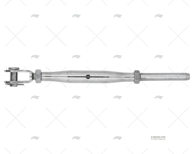 TERMINALE C/TENDITORE INOX316 7mm M14