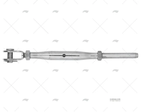 TERMINALE C/TENDITORE INOX316 7mm M14