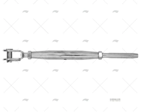 TERMINALE C/TENDITORE INOX316 8mm M16