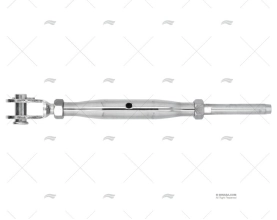 TERMINALE C/TENDITORE INOX316 9mm M19