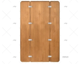 PANNELLO PIEGHEVOLE RIVESTIMENTO IN TEAK 70x60Cm ARC MARINE