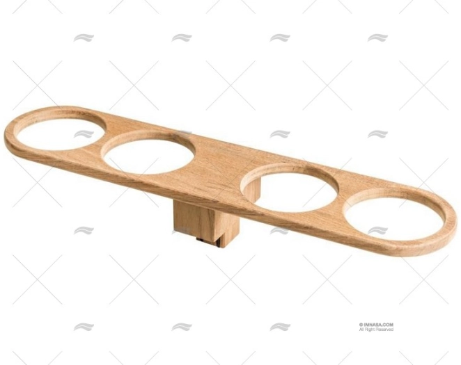 SUPORTE COPO TECA (4) ARC MARINE