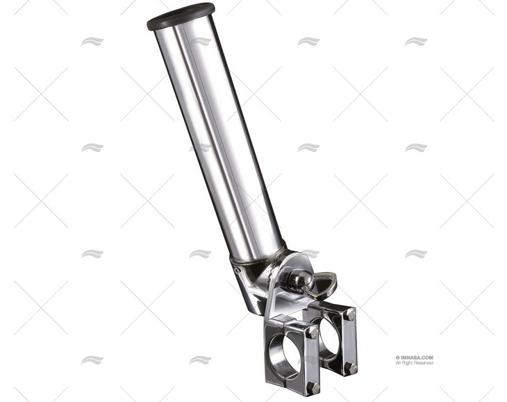 CHROMED BRASS ROD HOLDER FOR ROLLBAR