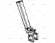 CHROMED BRASS ROD HOLDER FOR ROLLBAR