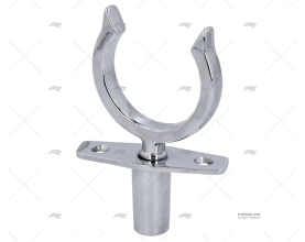 SCALMIERA C/SUPPORTO OTTONE CROMATO 52mm