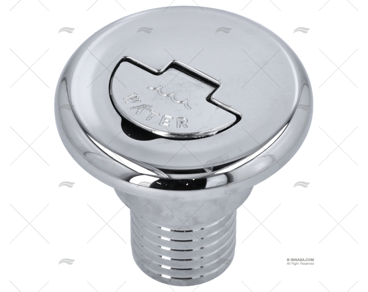 TAMPA C/CHAVE LATAO CROMADO WATER 38mm