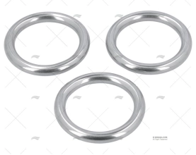 ARGOLA REDONDA 8x45mm INOX (3un)