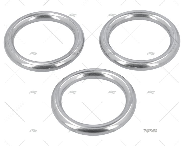 O-RING STAINLESS STEEL 8x45mm (3u)