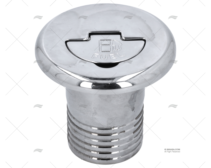 DECK FILL  CHROMED BRASS FUEL 50mm