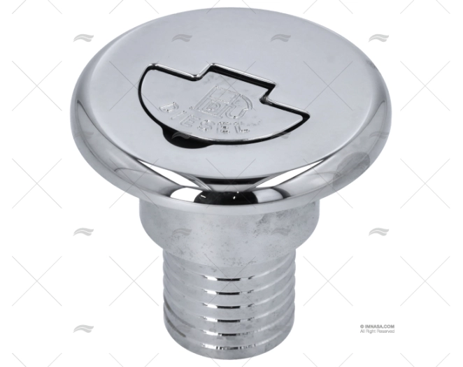 TAPPO OTTONE CROMATO DIESEL 38mm