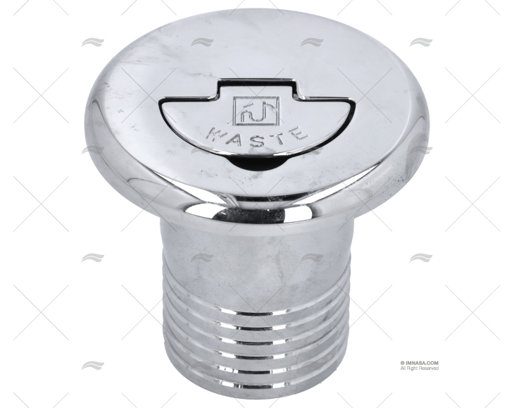 TAPPO OTTONE CROMATO SCARICO 50mm
