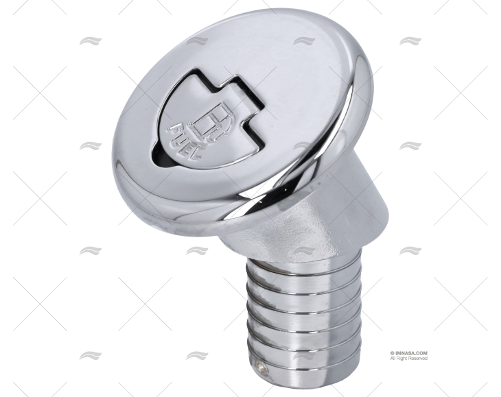 TAPPO 30º  C/CHIAVE OTTONE CROMATO FUEL 38
