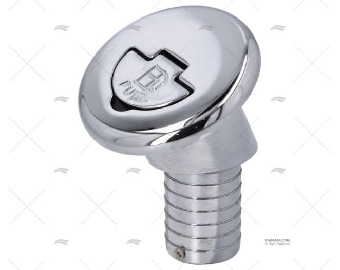 TAPPO 30º  OTTONE CROMATO CARBURANTE 38mm