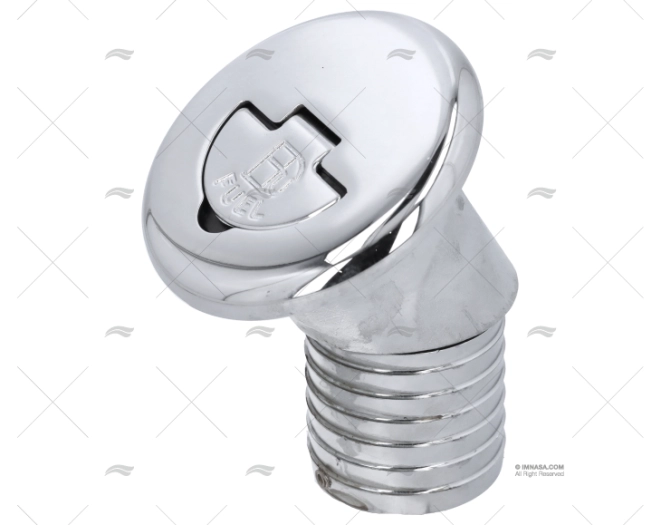 TAPPO 30º  OTTONE CROMATO CARBURANTE 50mm