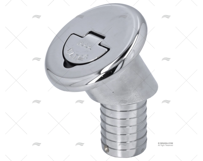 DECK FILL 30º  W/KEY CHROMED BRASS WATER