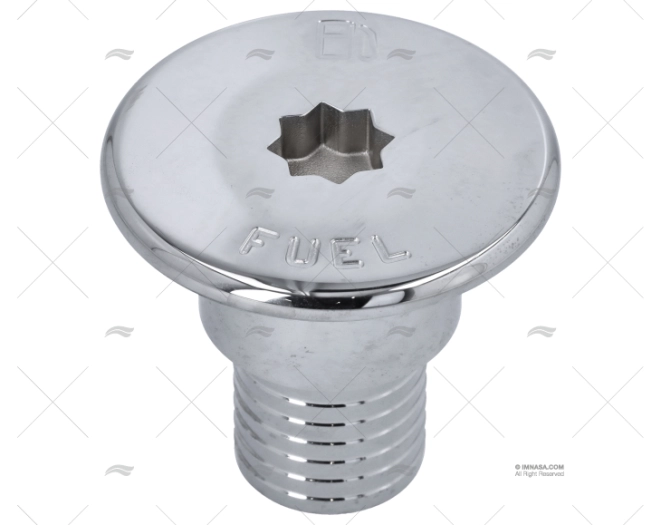 TAPPO WINCH  OTTONE CROMATO FUEL 38mm