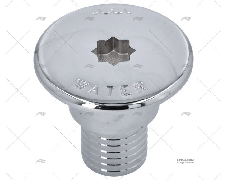TAPON WINCH  LATON CROMADO WATER 38mm