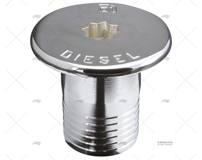 DECK FILL WINCH   CHROMED BRASS DIESEL 3