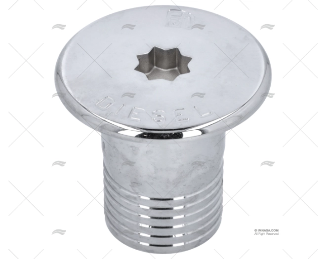 TAPPO WINCH  OTTONE CROMATO DIESEL 50mm