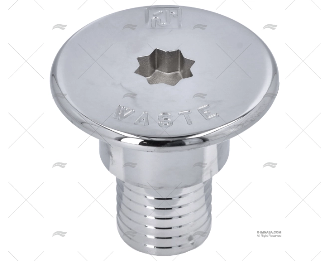 TAMPÃO GUINCHO  LATÃO CROMADO SUMIDOURO 38mm