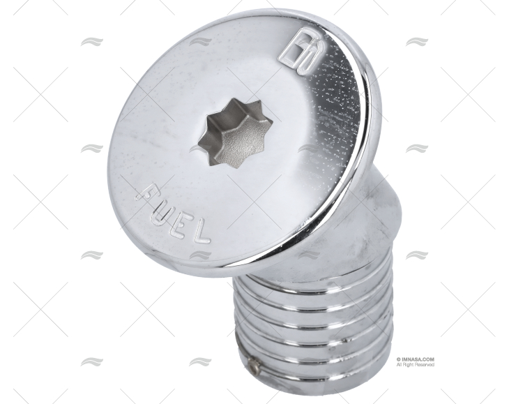 TAMPA 30º  WINCH  LATAO CROMADO COMBUSTO