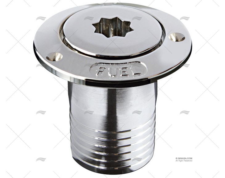 TAPPO WINCH/P  OTTONE CROMATO CARBURANTE 38mm