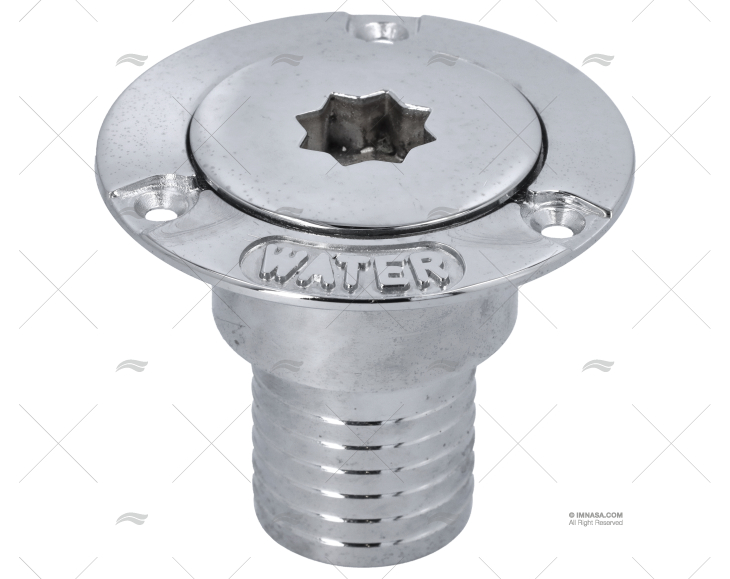 TAPPO WINCH/P  OTTONE CROMATO WC 38mm
