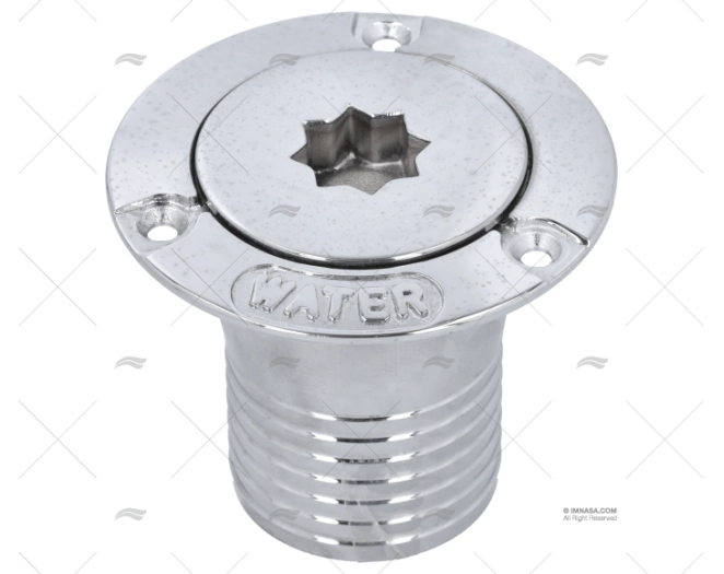 TAPPO WINCH/P  OTTONE CROMATO WC 50mm