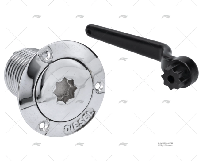 TAMPA WINCH/P  LATAO CROMADO DIESEL 50mm