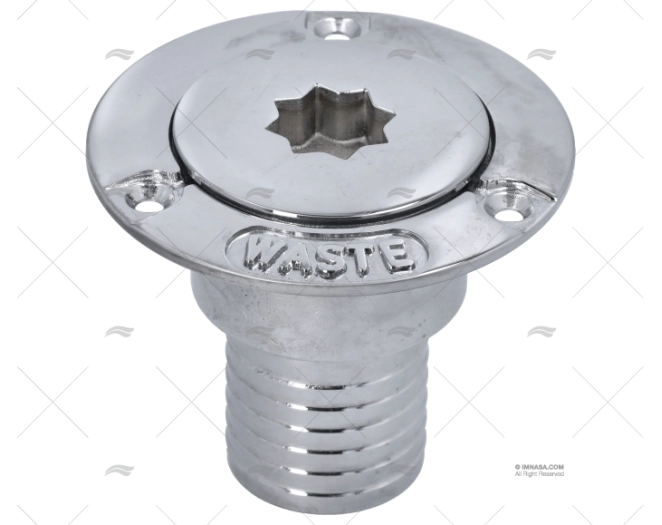 DECK FILL WINCH/S   CHROMED BRASS WASTE