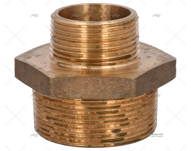NIPPLO BRONZO M-M 2"-1"1/4 GUIDI