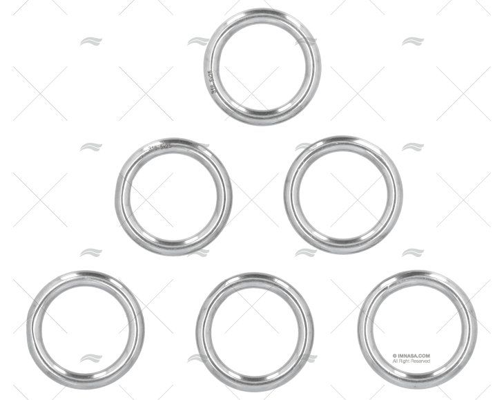ARGOLA REDONDA 5x25mm INOX (6ud)