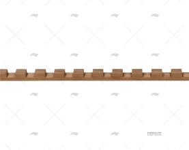 TEAK GRATING PROFILE 12x12x122Cm ARC MARINE
