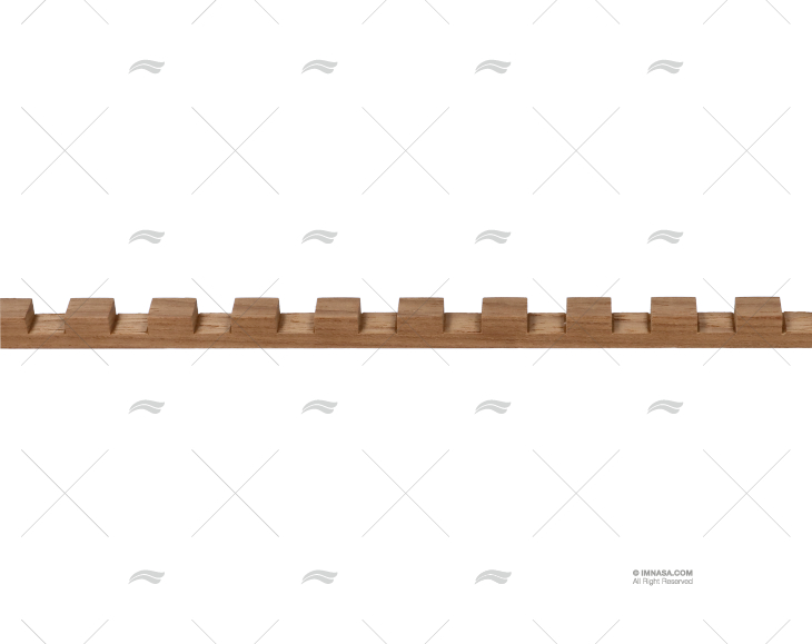 PERFIL GRELHA TECA 12x12x122Cm ARC MARINE