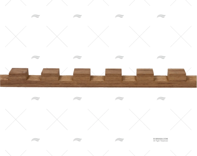 PERFIL GRELHA TECA 24x24x122Cm ARC MARINE