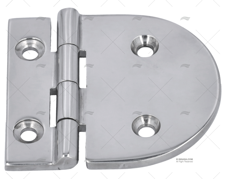 CHARNIERE INOX 21x50,8x65       TYPE:A-C