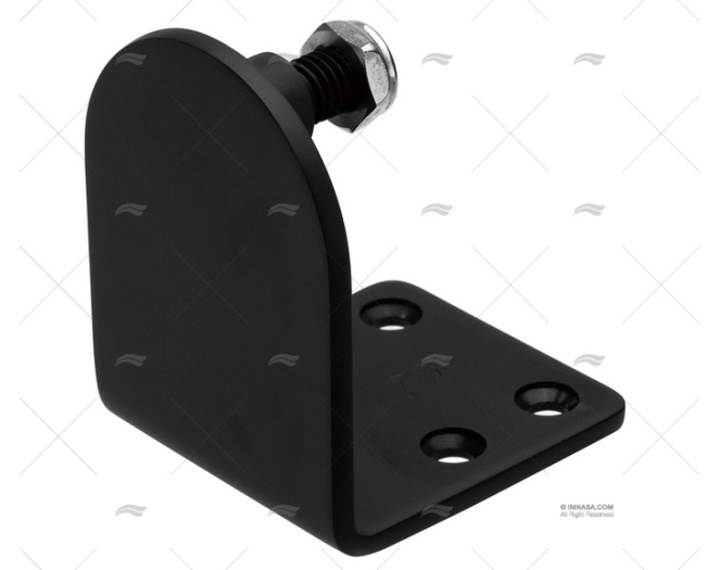 SUPPORTO BRACCIO INOX 316 NERO OPACO MARINE TOWN