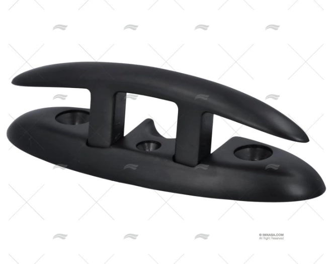 PULL UP FOLD. CLEAT SS 316 BLACK D. 115m MARINE TOWN