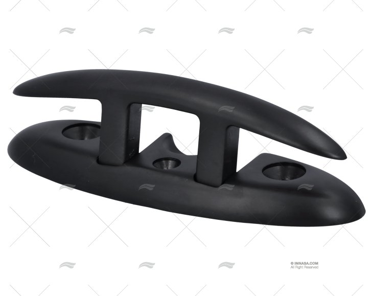 PULL UP FOLD. CLEAT SS 316 BLACK D. 115m MARINE TOWN