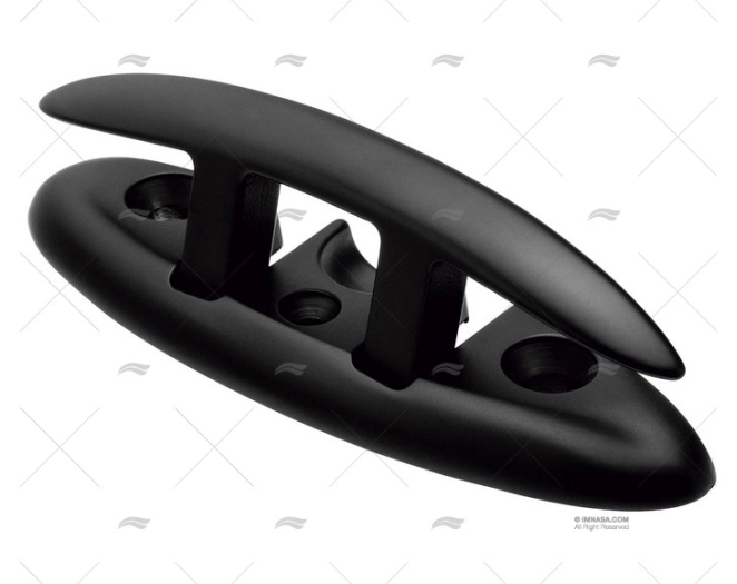 TAQUET PLIABLE INOX 316 NOIR MAT 155mm MARINE TOWN