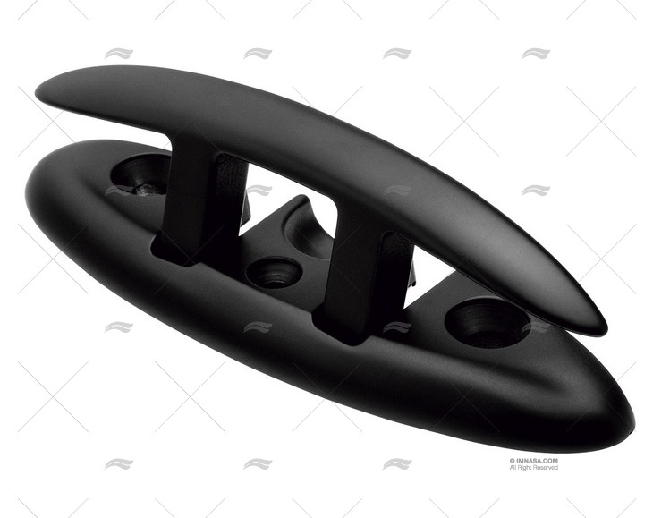 PULL UP FOLD. CLEAT SS 316 BLACK D. 155m MARINE TOWN