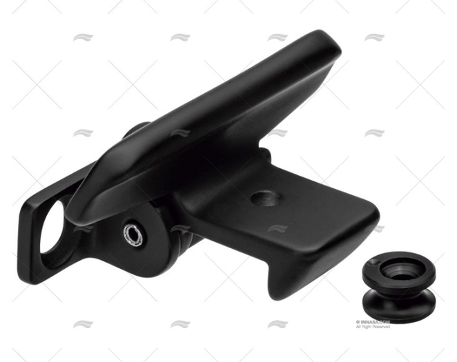 FERMETURE INOX 316 NOIR MAT MARINE TOWN