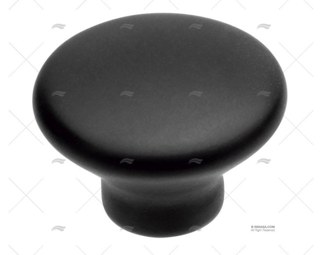 BOUTON DE PLACARD NOIR MAT INOX 316 FILL MARINE TOWN
