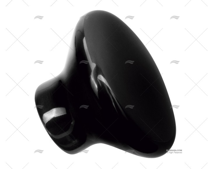 MANIGLIA NERA LUCIDA INOX FISSAGGIO RO MARINE TOWN