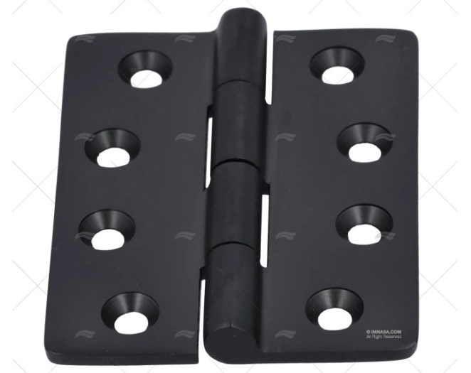 DOBRADIÇA INOX 316 PRETO FOSCO 101x82mm MARINE TOWN