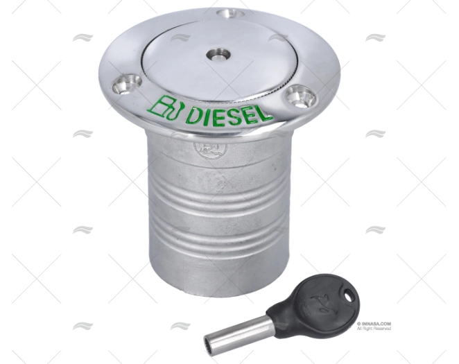 TAMPÃO DIESEL POP OUT 0º INOX 316 51mm C/ MARINE TOWN
