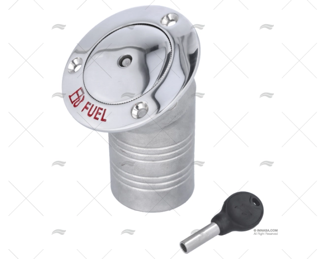 TAPPO CARBURANTE A SCOMPARSA 30º INOX 316 51mm C/L MARINE TOWN